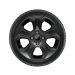 Ford EcoSport (10/2017 - ..) alloy wheel with winter tire 16", 5-spoke design, black