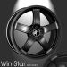Musketier Peugeot 407 coupé alloy wheel Win-Star 7,5x17 black