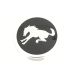 Ford Bronco wheel cover black 65mm