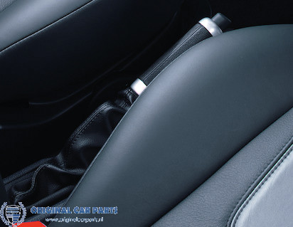 Ford Ka 09/2008 - 2016 hand-brake cover black with matt chrome finish rings  - Original Car Parts
