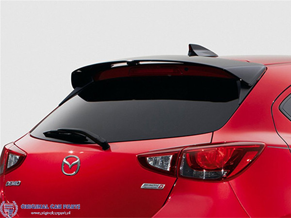 Mazda 2 (2015 - 2023) roof spoiler brilliant black - Original Car Parts