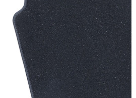 2014319 Ford B-MAX velour floor mats rear, black WITH SINGLE STITCHING