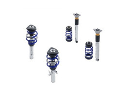 2229763 Ford Focus COILOVER SUSPENSION KIT STAINLESS STEEL WITH POWDER COATED SPRINGS IN FORD PERFORMANCE BLUE