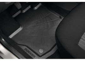 8201149591 Dacia Dokker floor mats rubber "Novestra" 2 pieces