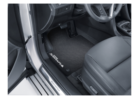 B8143ADE00 Hyundai Grand Santa Fe (2013 - 2019) floor mats, velour, LHD
