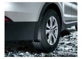 B8460ADE20 Hyundai Grand Santa Fe (2013 - 2019) mud flaps kit, rear