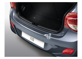 B9272ADE00TR Hyundai i10 (2014 - 2017) rear bumper protection foil, transparent