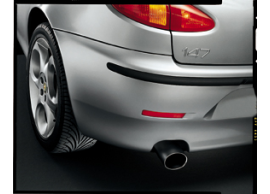 Alfa Romeo 147 einddempersierstuk rond rvs voor 1.6 benzine en 1.9 JTD 50900617