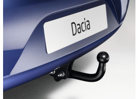 8201555850+8201555851 Dacia Sandero 2012 - .. tow bar fixed + cable set 7-pin (excl. Stepway)