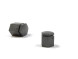 Opel caps for the wheel nuts dark grey 27 mm high 13450276