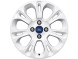 1554416 Ford alloy wheel 15" 7x2-spoke design white