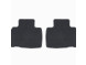 2002925 Ford EDGE VELOUR FLOOR MATS FRONT AND REAR, BLACK WITH SILVER DOUBLE STITCHING