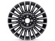 52014013 Fiat 500/500c alloy wheel 16” Bicolore black / chrome