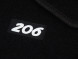 966331 Peugeot 206 vloermatten naaldvilt