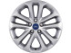 2237478 Ford alloy wheel 17" 5 x 2-spoke design, silver 1710606