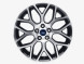 2237408 Ford alloy wheel 18" 8 Spoke Y-Design, black machined finish 1791531