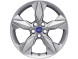2260900 Ford alloy wheel 18" 5-spoke design, Mystique Silver 1624416