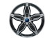2173011 Ford Tourneo Connect / Transit Connect 10/2013 - .. alloy wheel 17" 5-spoke design, black machined 1919143