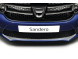 8201353643 Dacia Sandero 2012 - 2016 bumper grille trim stainless steel look