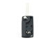PEU108B-VA2 Peugeot folding key housing with 3 buttons WITH battery on chip / lights button