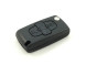 Peugeot folding key housing with 4 buttons battery on board (small blade without cutter groove)