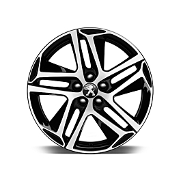96779898XY Peugeot alloy wheel Saphir Noir 18
