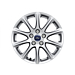 Ford alloy wheel 16" 10-spoke design, sparkle silver