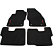 Opel Corsa E floor mats black / red