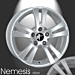Musketier Peugeot 308 (2013 - ..) alloy wheel Nemesis 6,5x16 silver