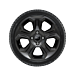 Ford EcoSport (10/2017 - ..) alloy wheel with winter tire 16", 5-spoke design, black
