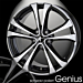 Musketier Peugeot 508 (2010 - 2018) alloy wheel Genius 7,5x17 black polished Musketier Peugeot 508 (2010 - 2018) alloy wheel Genius 7,5x17 black polished