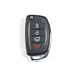 Hyundai folding key housing with four buttons (panic)