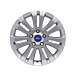 Ford alloy wheel 16" 7 x 2-spoke design, silver