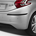 Peugeot 208 (2012 - 2019) protection strips rear bumper