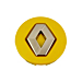 Renault hub cap yellow 58mm