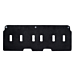 Ford Tourneo Custom (02/2014 - 09/2023) rear floor mats, black