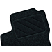 Ford Ka 09/2008 - 09/2012 floor mats, standard front- and rear, black