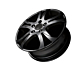 Renault alloy wheel Avanza 17" Chrome Shadow