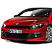 Volkswagen Scirocco 2008 - 2014 front spoiler