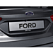 Ford license plate holder black, with white "FORD" and "BRING ON TOMORROW" inscription