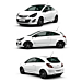 Opel Corsa D 3-drs OPC-line pakket modellen met sporteinddemper vanaf 2011 Opel Corsa D 3-drs OPC-line pakket modellen met sporteinddemper vanaf 2011