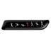 Fiat 500/500c badge black humanoid with silver graphics