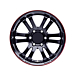 Ford Ranger (2006 - 10/2011) Style-X alloy wheel 18" 6x2-spoke design, matte black