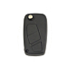 Fiat folding key housing with removable battery holder on the outside
