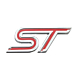 Ford Focus (01/2011 - 03/2018) ST logo rear side