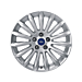 Ford Galaxy / S-MAX (04/2006 - 04/2015) alloy wheel 17" 15-spoke design, silver