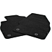 Opel Corsa E floor mats black economy