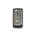 Citroën folding key housing with 3 buttons WITHOUT battery on board / tailgate