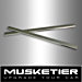 Musketier Citroën C2 scuff plates, stainless steel polished, 2 pieces