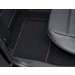 Ford Focus (04/2018 - 06/2020) velour floor mats Premium rear, black with red stitching (except ST)